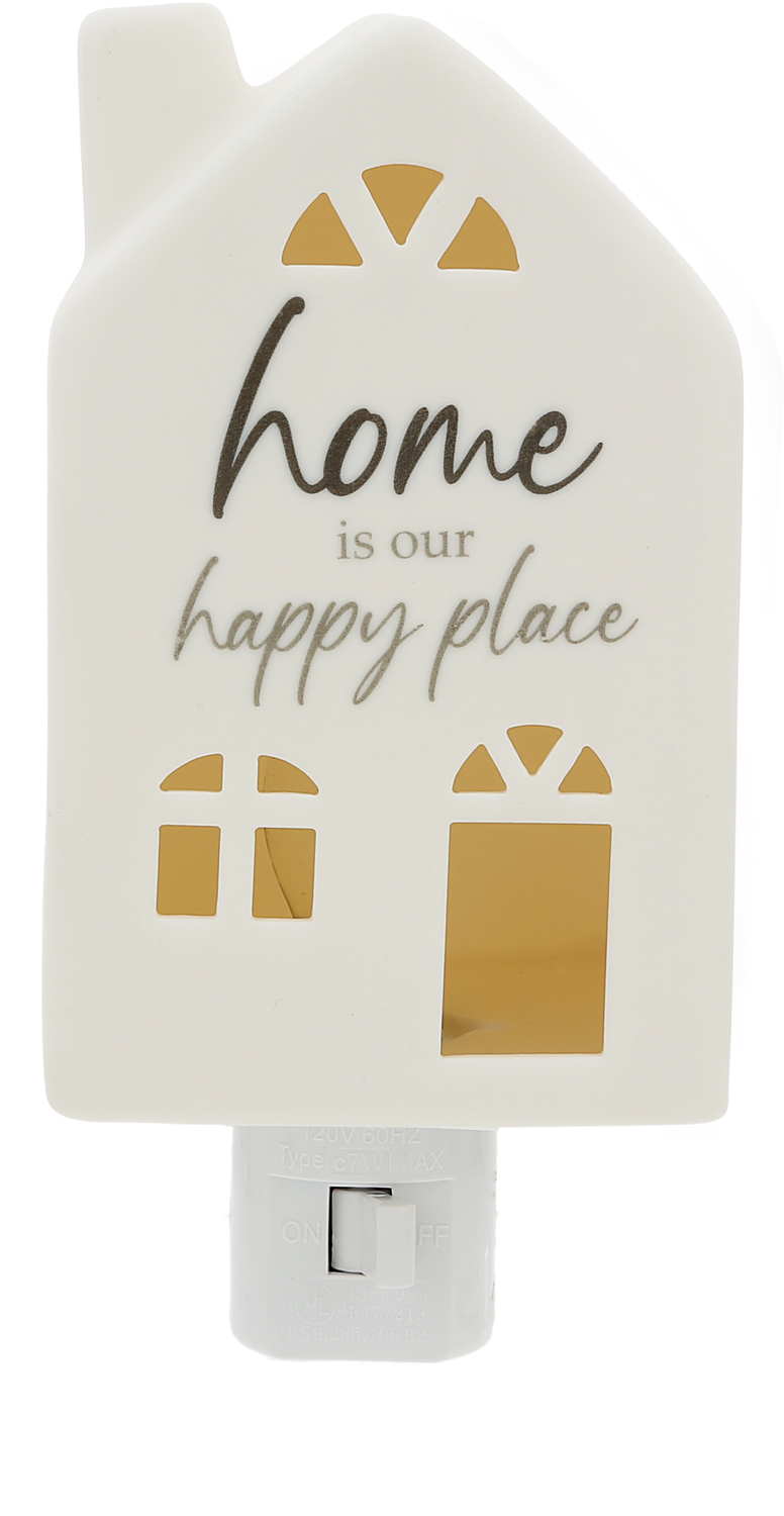 Home by Thoughts of Home - Home - 5" Ceramic Night Light