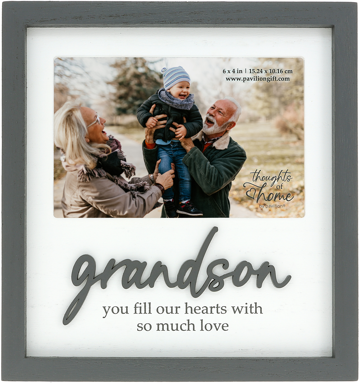 Grandson by Thoughts of Home - Grandson - 7.75" x 8.25" Frame (Holds a 6" x 4" Photo)