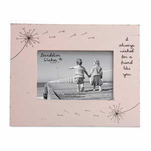 Friend by Dandelion Wishes - 7.25" x 9.25" Frame (Holds a 4" x 6" Photo)