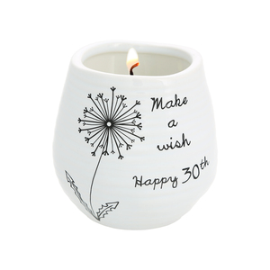 Happy 30th by Dandelion Wishes - 8 oz - 100% Soy Wax Candle
Scent: Serenity