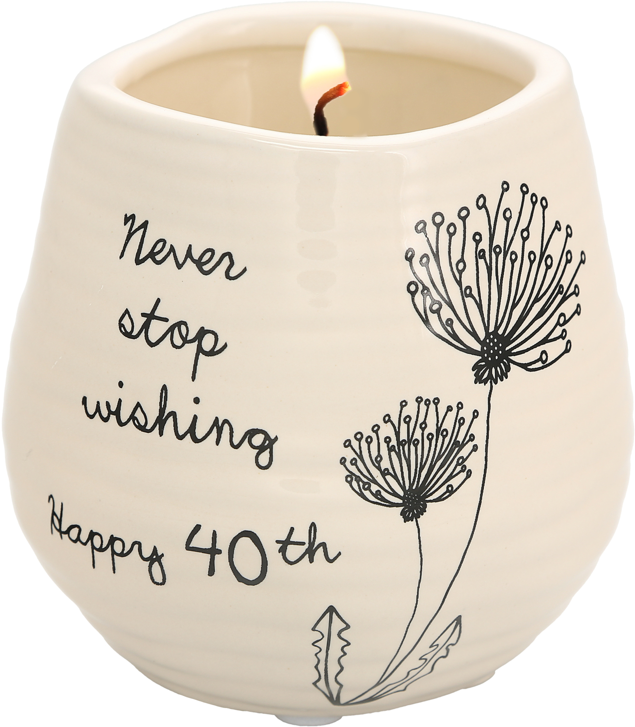Happy 40th by Dandelion Wishes - Happy 40th - 8 oz - 100% Soy Wax Candle
Scent: Serenity