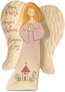 Faith by Heavenly Woods - 6" Praying Angel