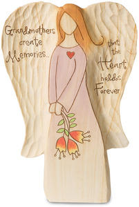 Grandmother by Heavenly Woods - 7" Angel Holding Flowers