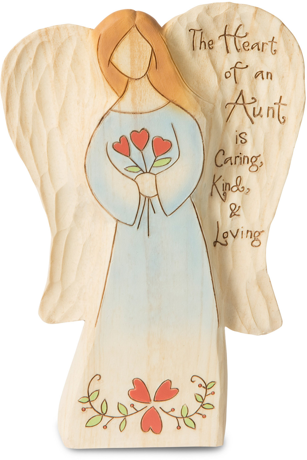 Aunt by Heavenly Woods - Aunt - 6" Angel Holding Flowers