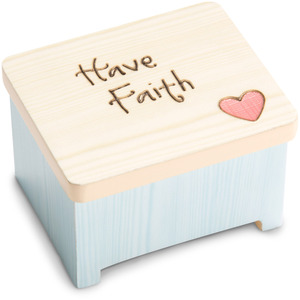 Have Faith by Heavenly Woods - 2" Keepsake Box