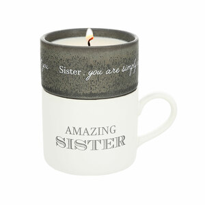 Sister by Filled with Warmth - Stacking Mug and Candle Set
100% Soy Wax Scent: Tranquility