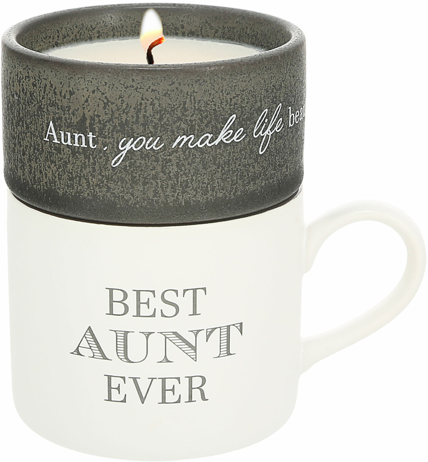Aunt by Filled with Warmth - Aunt - Stacking Mug and Candle Set
100% Soy Wax Scent: Tranquility