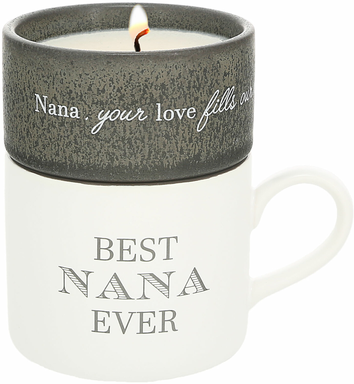 Nana by Filled with Warmth - Nana - Stacking Mug and Candle Set
100% Soy Wax Scent: Tranquility
