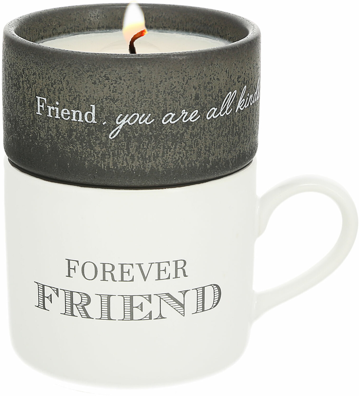 Friend by Filled with Warmth - Friend - Stacking Mug and Candle Set
100% Soy Wax Scent: Tranquility