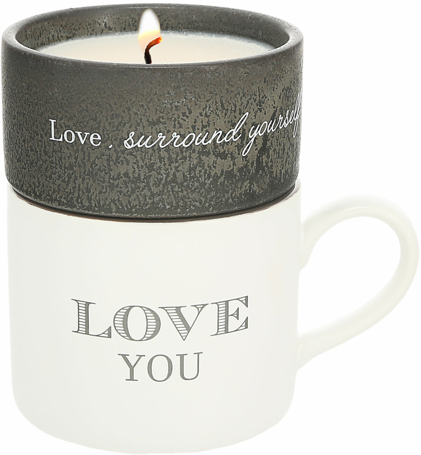 Love by Filled with Warmth - Love - Stacking Mug and Candle Set
100% Soy Wax Scent: Tranquility