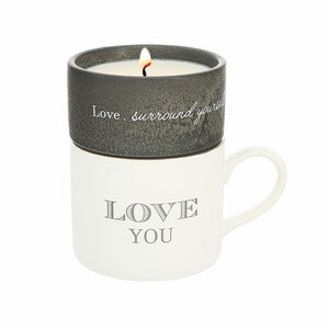 Love by Filled with Warmth - Stacking Mug and Candle Set
100% Soy Wax Scent: Tranquility