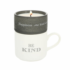 Kind by Filled with Warmth - Stacking Mug and Candle Set
100% Soy Wax Scent: Tranquility
