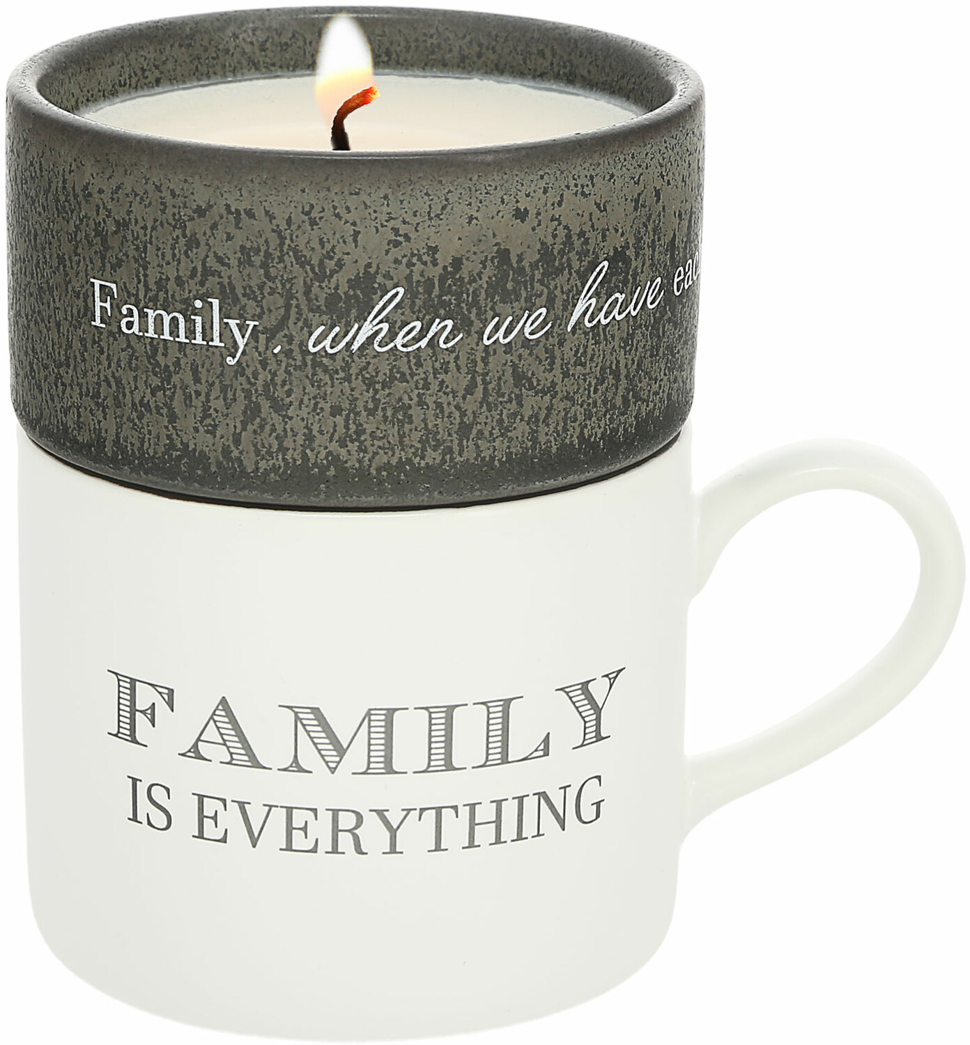 Family by Filled with Warmth - Family - Stacking Mug and Candle Set
100% Soy Wax Scent: Tranquility