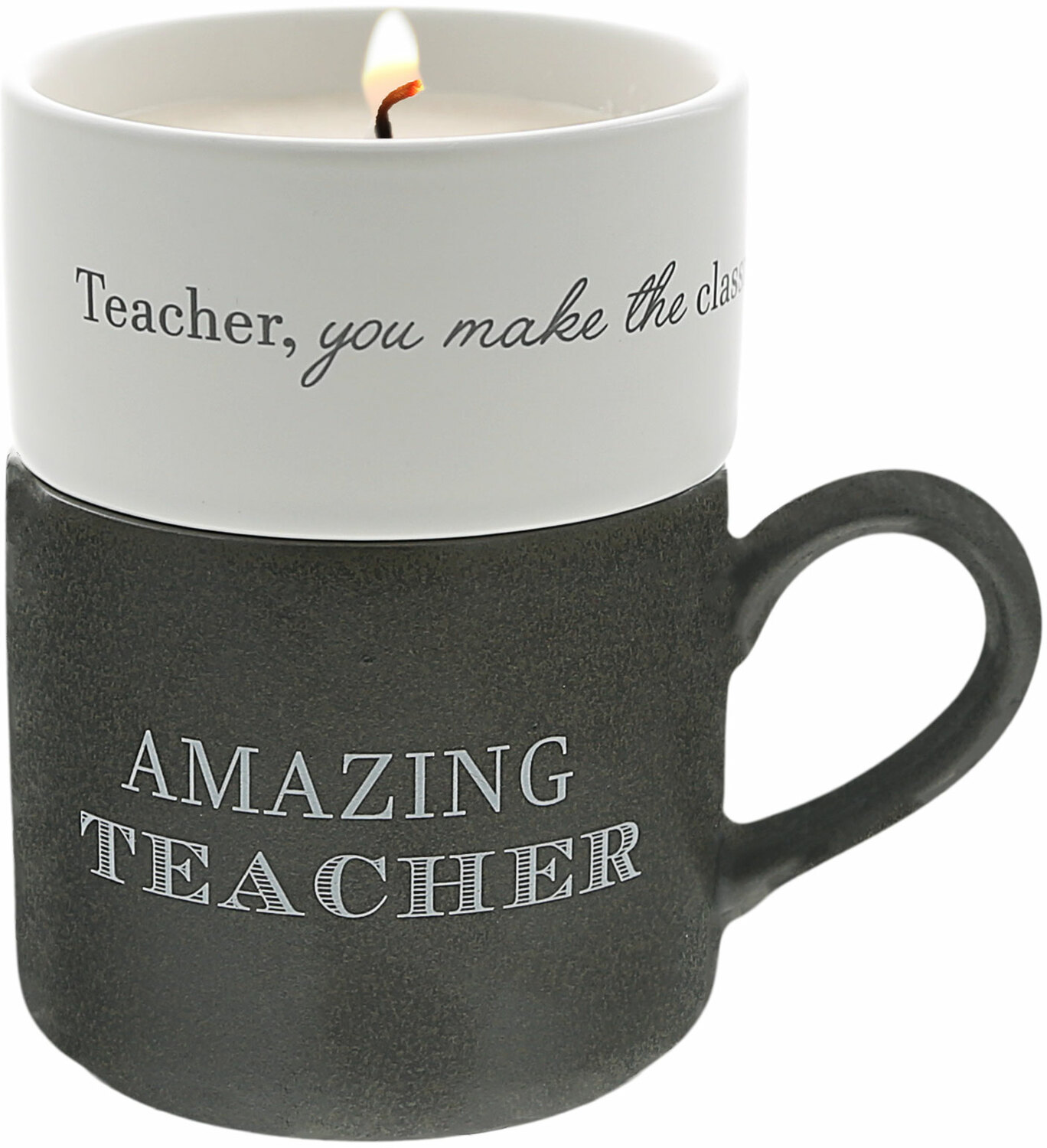 Teacher by Filled with Warmth - Teacher - Stacking Mug and Candle Set
100% Soy Wax Scent: Tranquility