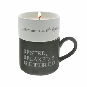 Retirement by Filled with Warmth - Stacking Mug and Candle Set
100% Soy Wax Scent: Tranquility