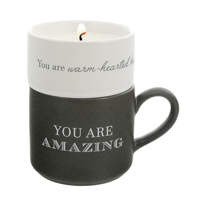 Amazing by Filled with Warmth - Stacking Mug and Candle Set
100% Soy Wax Scent: Tranquility