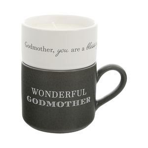 Godmother by Filled with Warmth - Stacking Mug and Candle Set
100% Soy Wax Scent: Tranquility