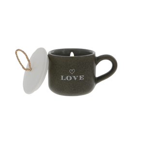 Love by Filled with Warmth - 2 oz Mini Mug 100% Soy Wax Candle
Scent: Tranquility