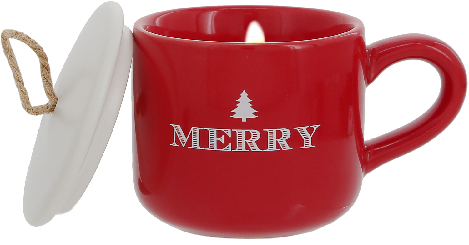 Merry by Filled with Warmth - Merry - 2 oz Mini Mug 100% Soy Wax Candle
Scent: Balsam Fir