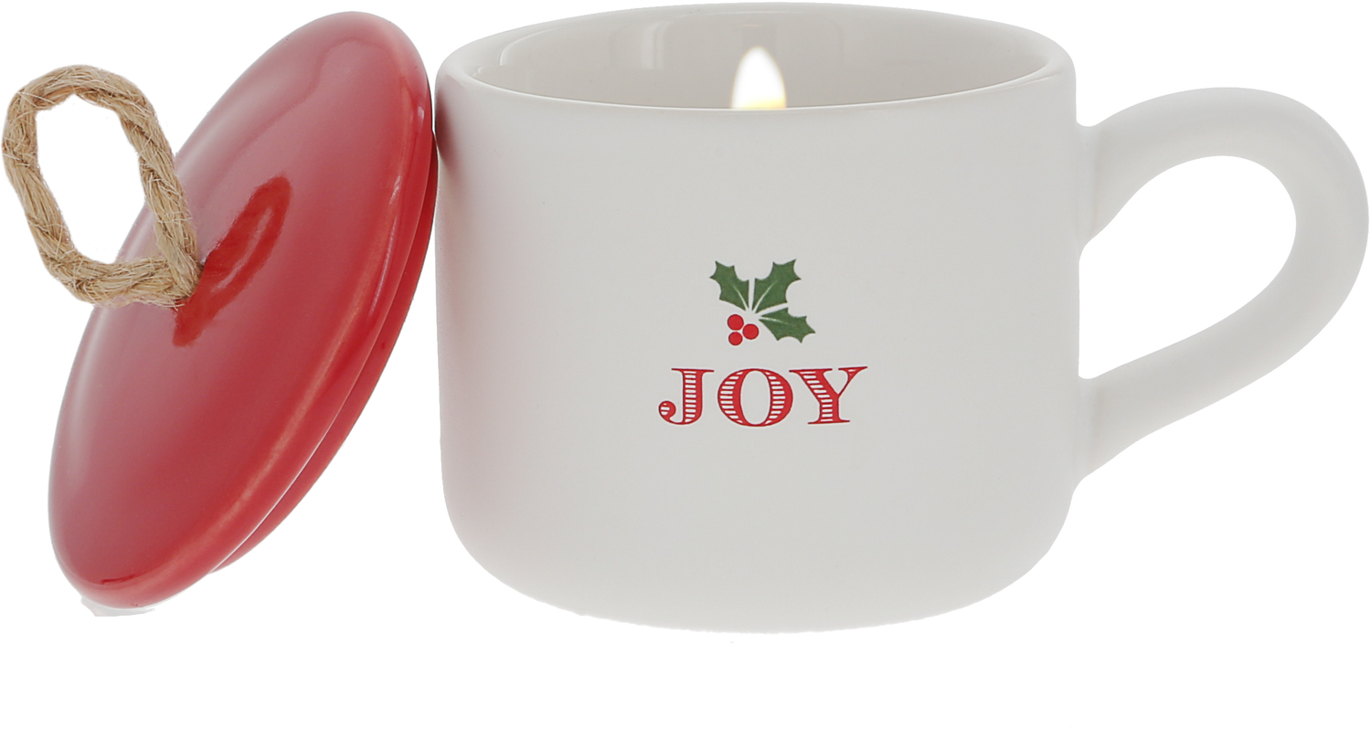Joy by Filled with Warmth - Joy - 2 oz Mini Mug 100% Soy Wax Candle
Scent: Balsam Fir