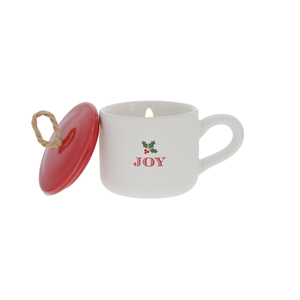 Joy by Filled with Warmth - 2 oz Mini Mug 100% Soy Wax Candle
Scent: Balsam Fir
