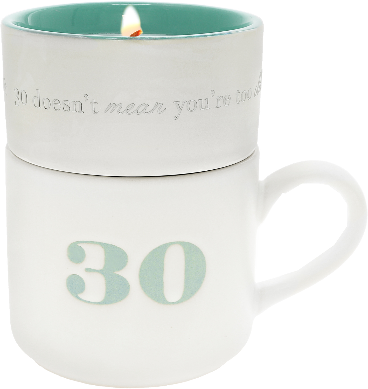 30 by Filled with Warmth - 30 - Stacking Mug and Candle Set
100% Soy Wax Scent: Tranquility