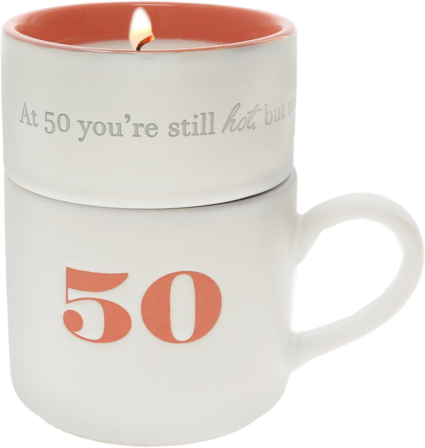 50 by Filled with Warmth - 50 - Stacking Mug and Candle Set
100% Soy Wax Scent: Tranquility
