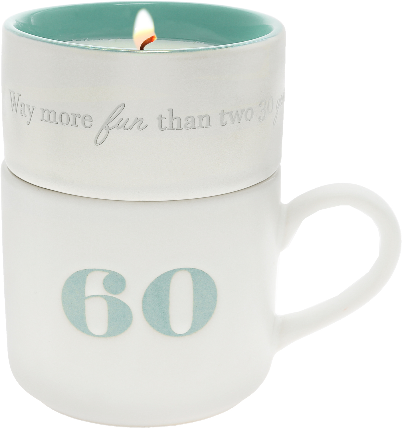 60 by Filled with Warmth - 60 - Stacking Mug and Candle Set
100% Soy Wax Scent: Tranquility