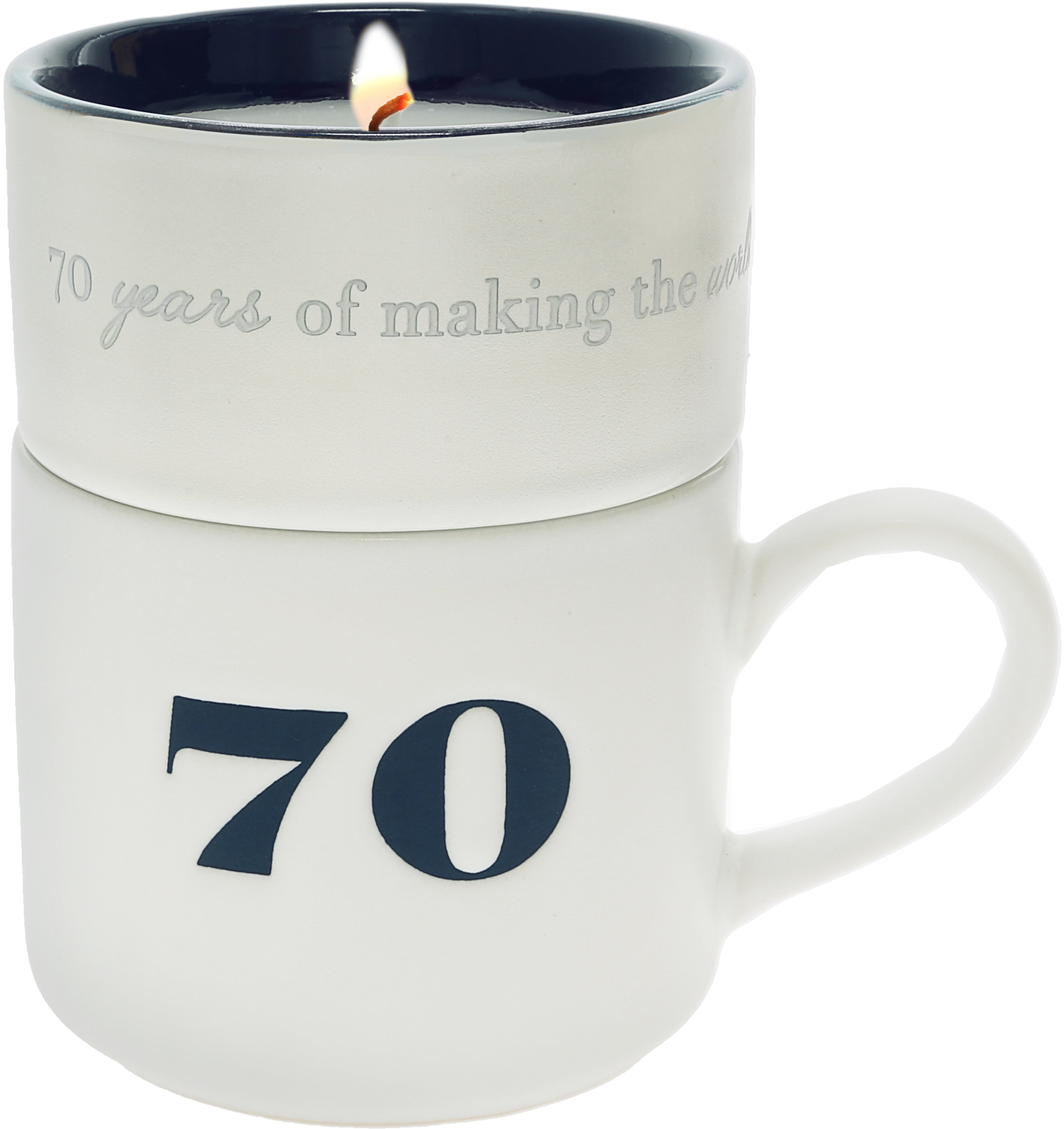 70 by Filled with Warmth - 70 - Stacking Mug and Candle Set
100% Soy Wax Scent: Tranquility