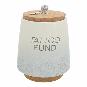 Tattoo by So Much Fun-d - 6.5" Ceramic Savings Bank
