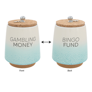 Gambling by So Much Fun-d - 6.5" Ceramic Savings Bank