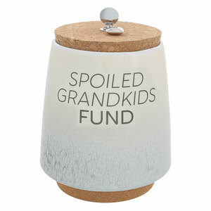 Spoiled Grandkids by So Much Fun-d - 6.5" Ceramic Savings Bank