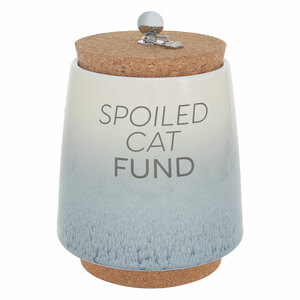 Spoiled Cat by So Much Fun-d - 6.5" Ceramic Savings Bank