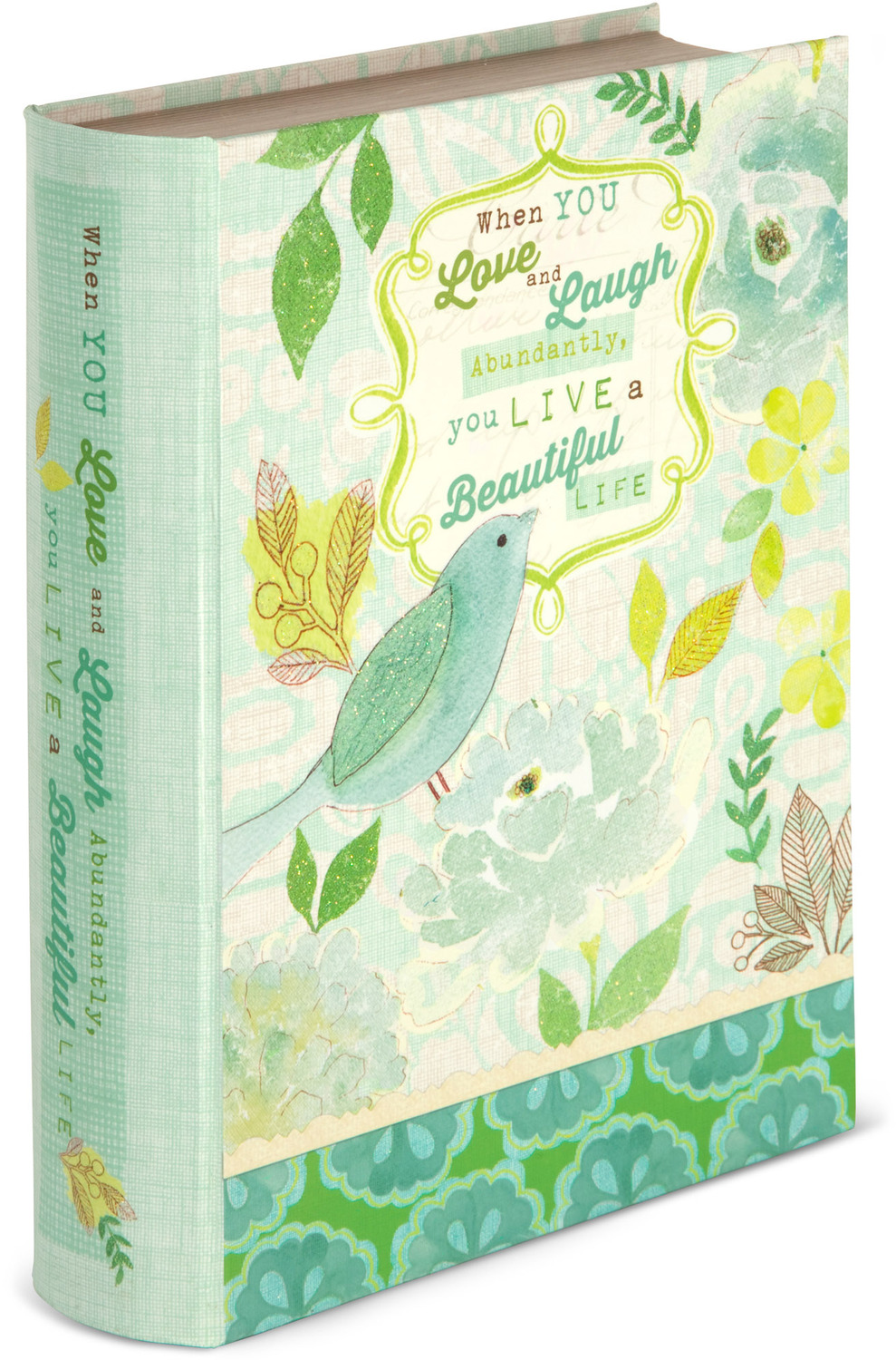 Live, Laugh, Love by Vintage by Stephanie Ryan - Live, Laugh, Love - 6.5" x 2" x 8.5" Musical Book Box
