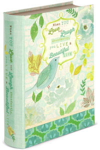 Live, Laugh, Love by Vintage by Stephanie Ryan - 6.5" x 2" x 8.5" Musical Book Box