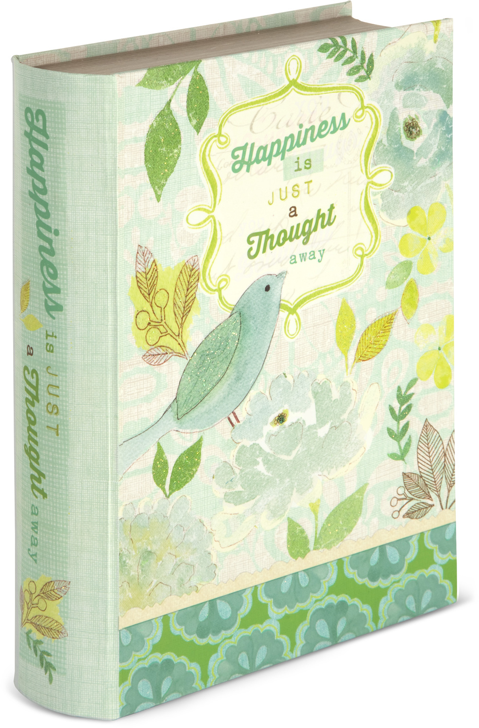 Happiness by Vintage by Stephanie Ryan - Happiness - 6.5" x 2" x 8.5" Musical Book Box
