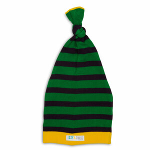 Dark Green and Navy Stripe by Izzy & Owie - 0-12 Month Baby Hat