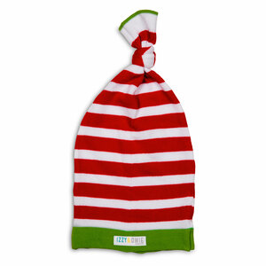Red and White Stripe by Izzy & Owie - 0-12 Month Baby Hat