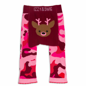 Pink Camouflage Deer by Izzy & Owie - 6-12 Months Baby Leggings