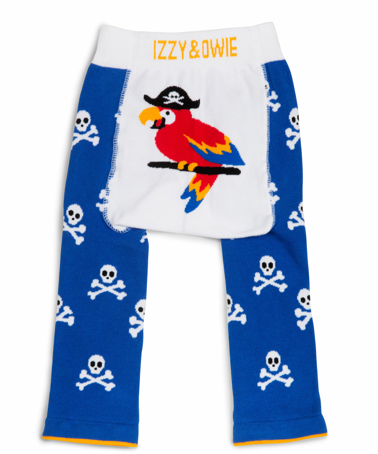 Blue Pirate Parrot by Izzy & Owie - Blue Pirate Parrot - 6-12 Months Baby Leggings