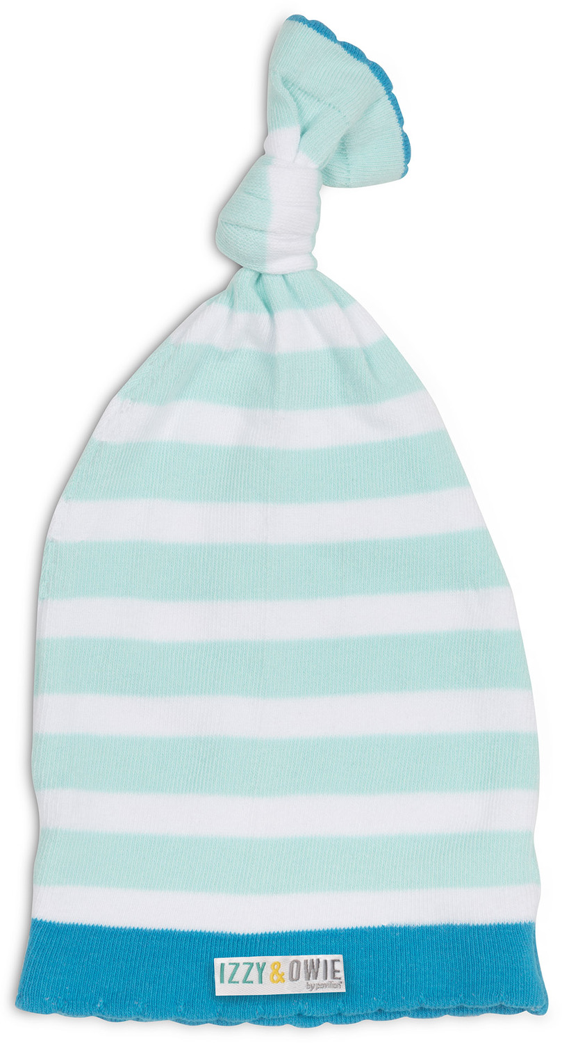 Light Blue Stripe by Izzy & Owie - Light Blue Stripe - One Size Fits All Baby Hat