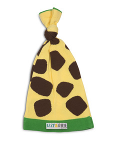 Green and Yellow Giraffe by Izzy & Owie - One Size Fits All Baby Hat