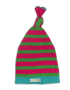 Pink and Green Stripe by Izzy & Owie - One Size Fits All Baby Hat