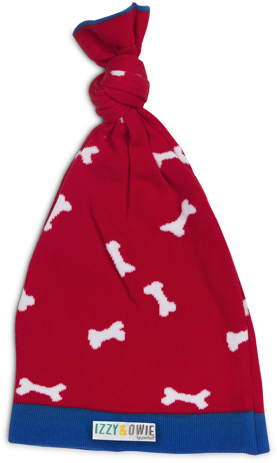 Red and White Bones by Izzy & Owie - Red and White Bones - One Size Fits All Baby Hat