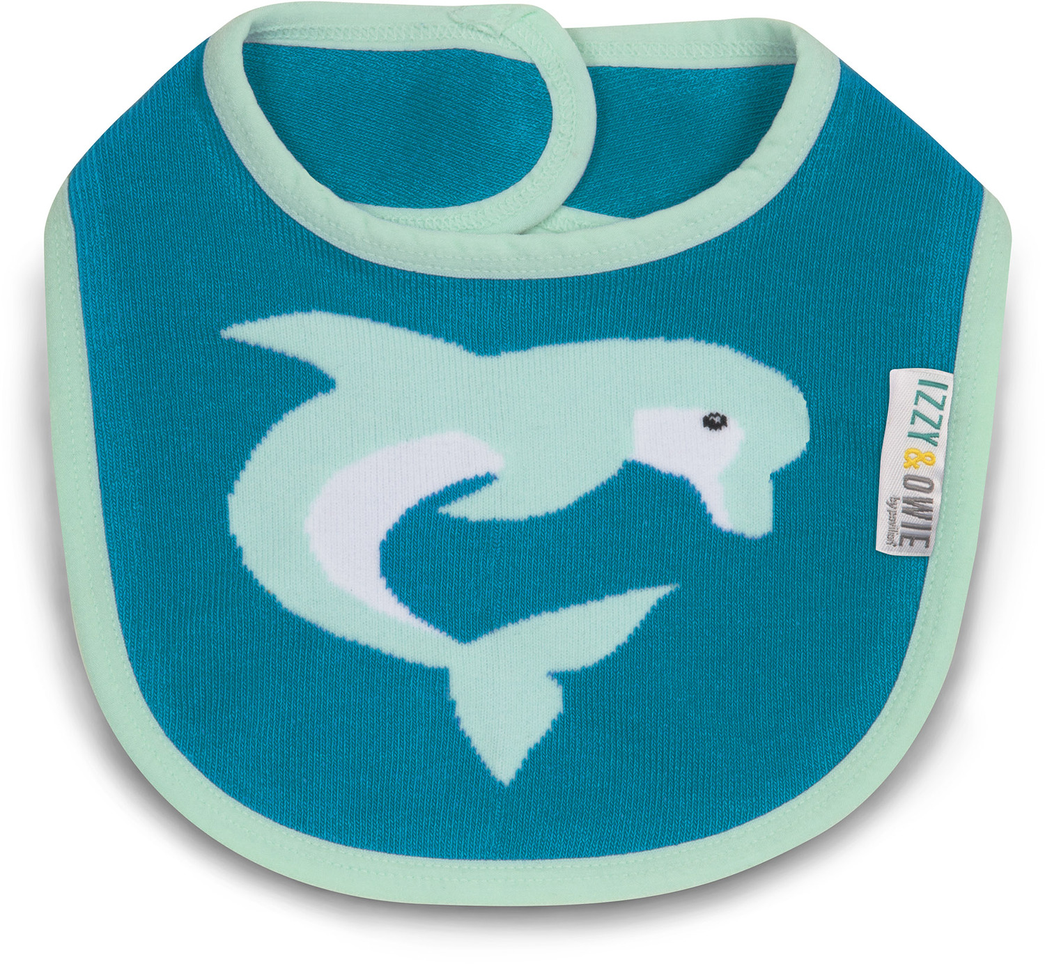 Blue Dolphin by Izzy & Owie - Blue Dolphin -  Baby Bib