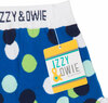 White and Navy Polka Dot by Izzy & Owie - Package