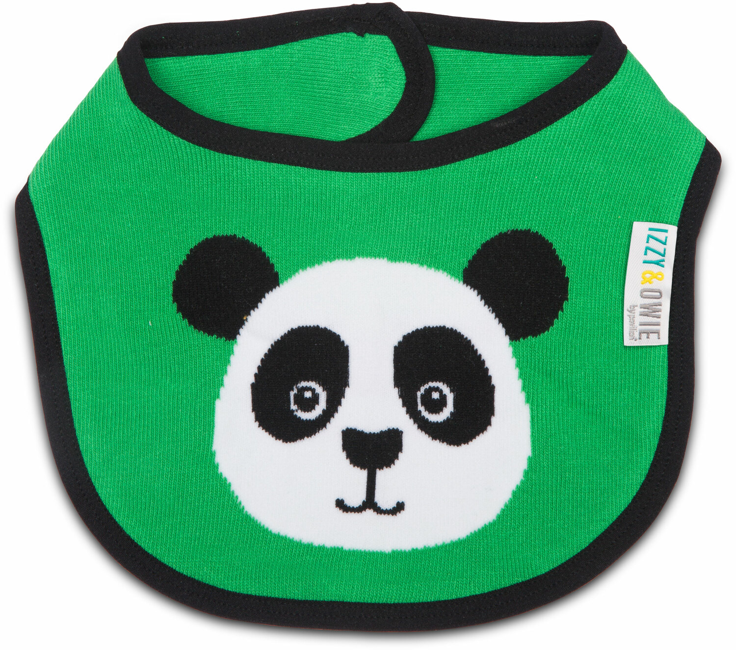 Bamboo Green Panda by Izzy & Owie - Bamboo Green Panda -  Baby Bib