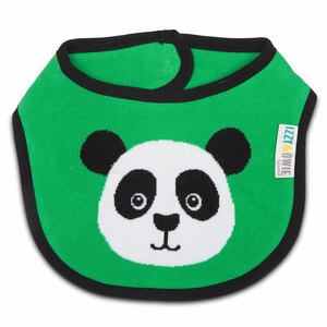 Bamboo Green Panda by Izzy & Owie -  Baby Bib