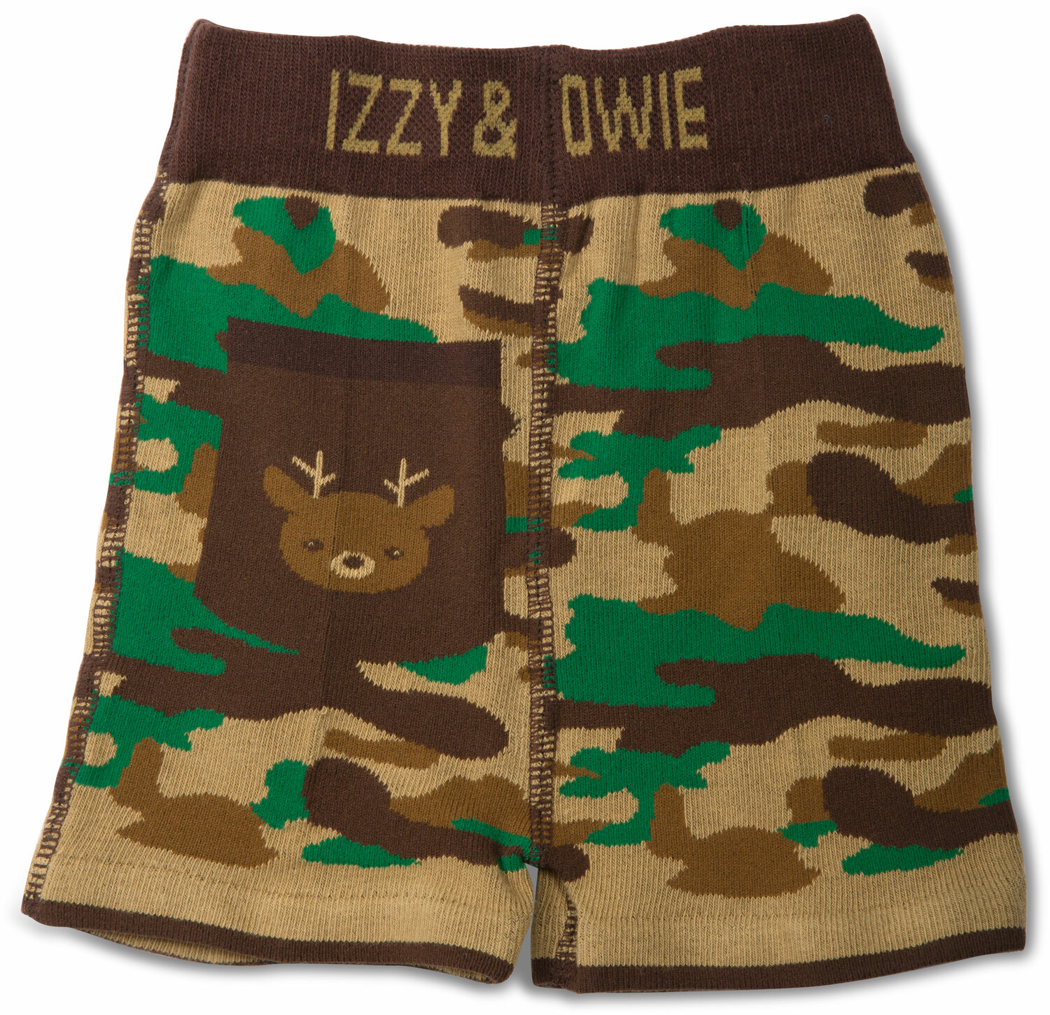 Camouflage Deer by Izzy & Owie - Camouflage Deer - 6-12 Months Baby Shorts