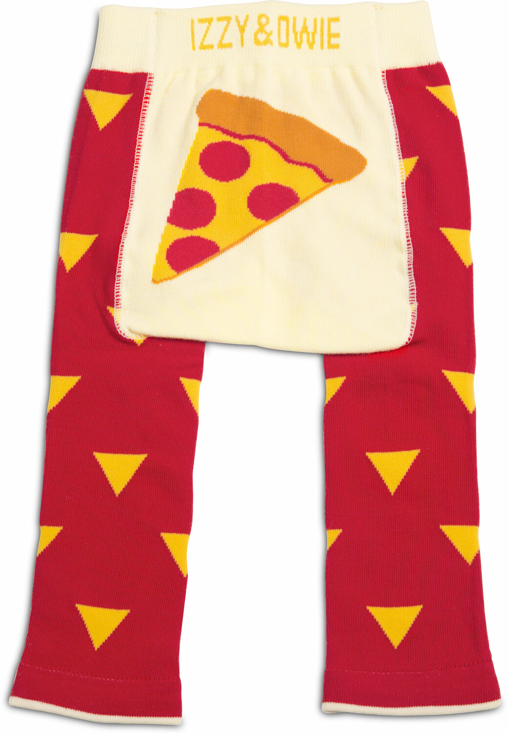 Red and Orange Pizza by Izzy & Owie - Red and Orange Pizza - 12-24 Months Baby Leggings